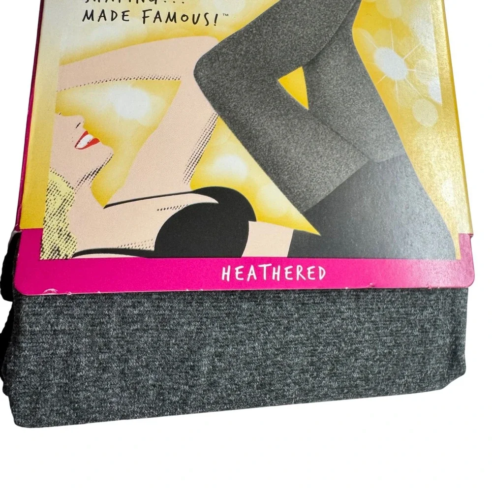 SPANX Star‎ Power Shaping Tights Tummy Control Heathered Gray Size E L XL